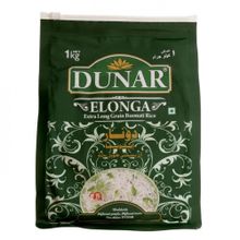 Рис Dunar Basmati Elonga длиннозерный шлифованный 1 кг