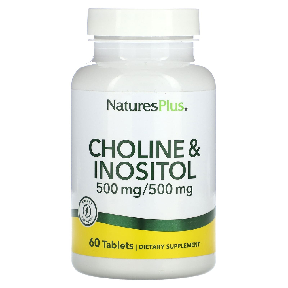 NaturesPlus, Холин и инозитол, 60 таблеток