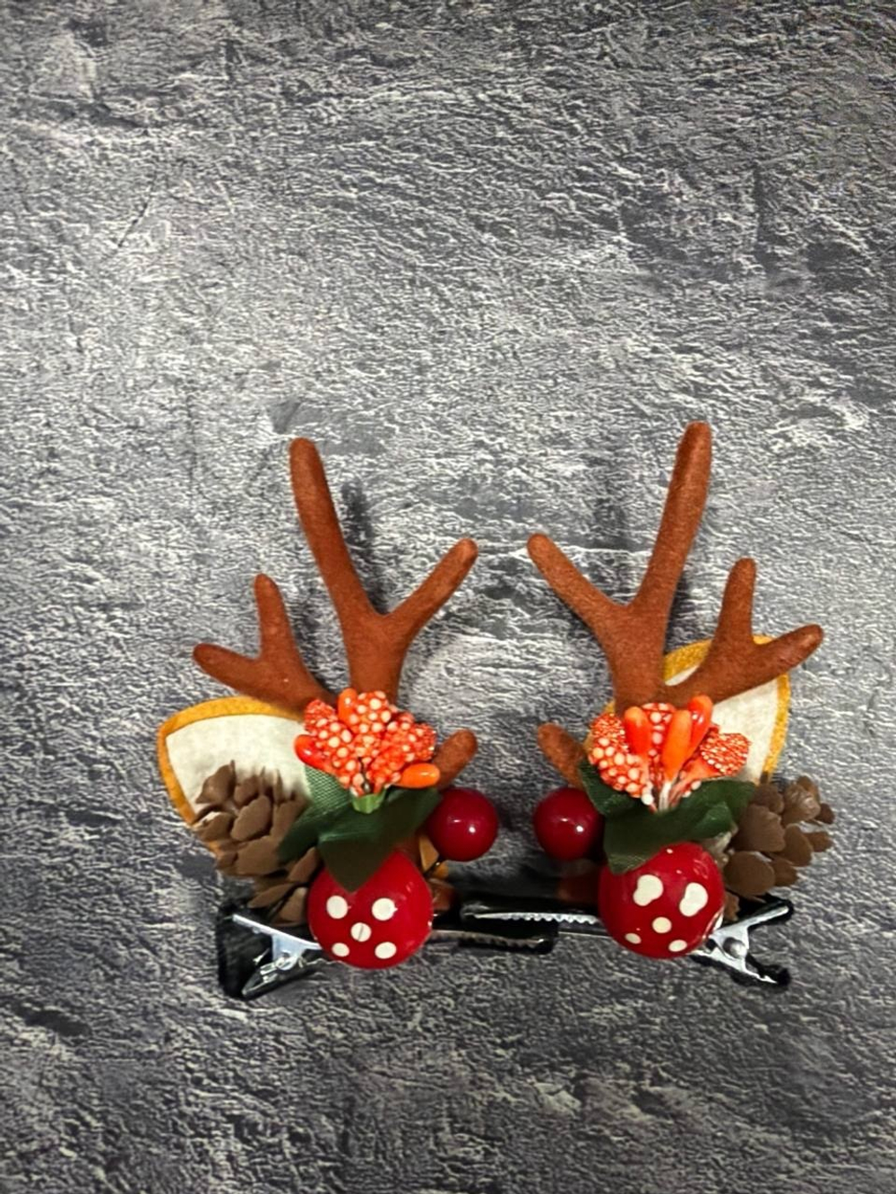 заколки "Рожки олененка"