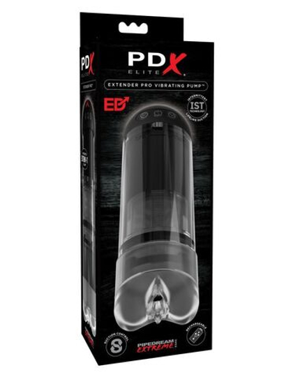 Вакуумная вибропомпа прозрачная PDX ELITE Extender Pro Vibrating Pump