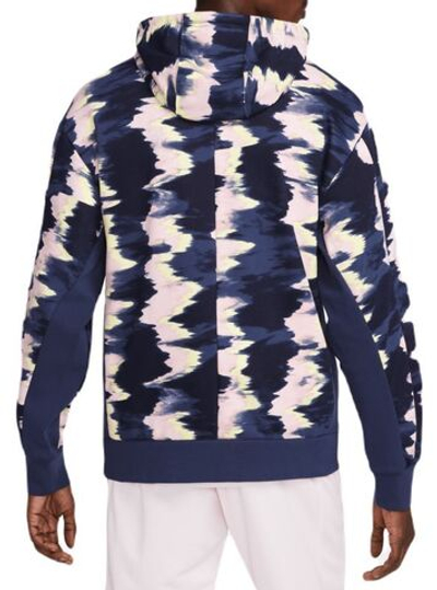 Мужская теннисная кофта Nike Court Fleece Tennis Hoodie - pink foam