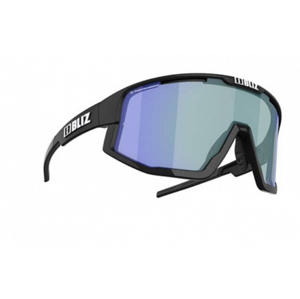 Очки BLIZ FUSION Brown w blue multi Photocromic, Matt Black