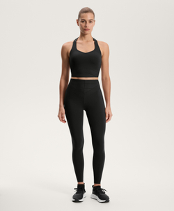 OYSHO Легинсы Compressive core control длиной до щиколотки с высокой посадкой, черный