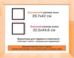 Рама 29,7x42 для картин и фотографий