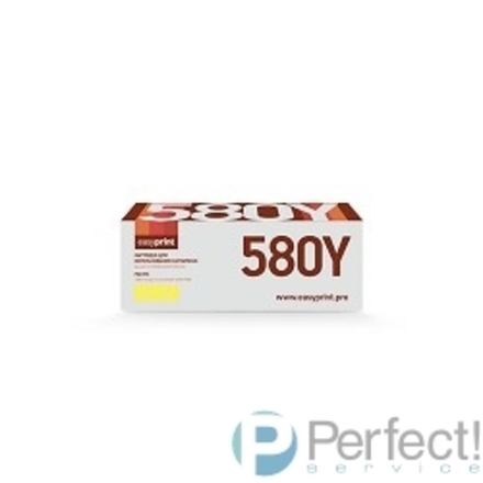 Easyprint TK-580Y Тонер-картридж  LK-580Y для Kyocera FS-C5150DN/ECOSYS P6021 (2800 стр.) жёлтый, с чипом