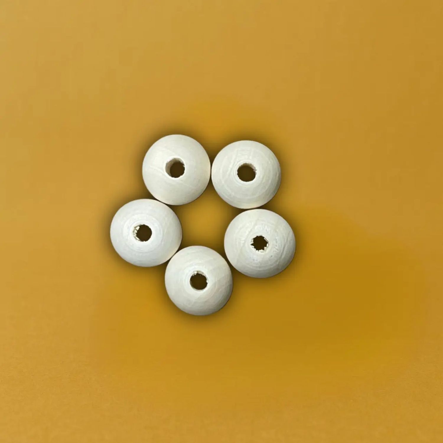 бусина, дерево, размер 18мм, 5шт