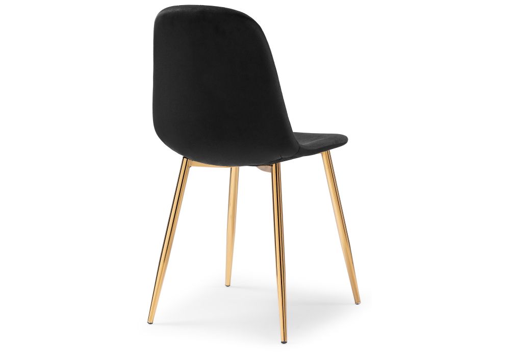 Стул на металлокаркасе Dabl black / gold