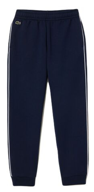 Детские теннисные брюки Lacoste Contrast Accent Track - navy blue