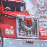 Пакет подарочный «Зимняя история» 18*23*8 см, микс