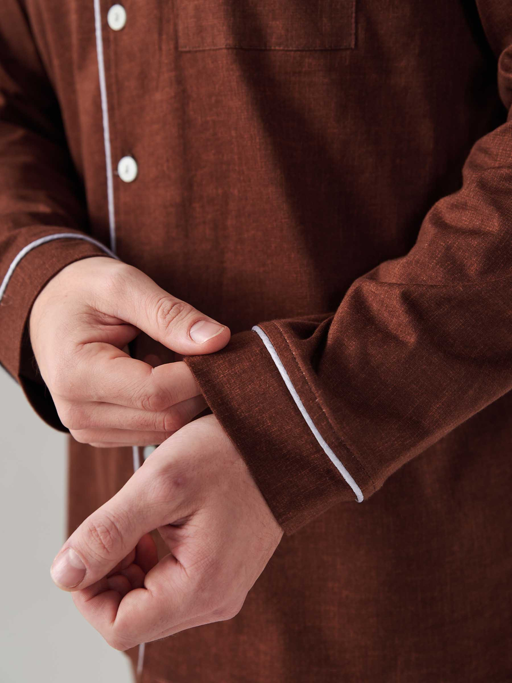 Пижама мужская "Лен" (классическая)