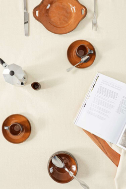 ZARA HOME ХЛОПЧАТОБУМАЖНАЯ СКАТЕРТЬ С ОТСТРОЧКОЙ, ЭКРЮ