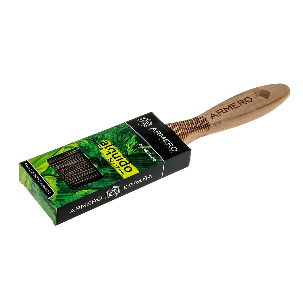 Кисть малярная Armero A801/050, для красок и лаков на алкидной основе, 50х17 мм