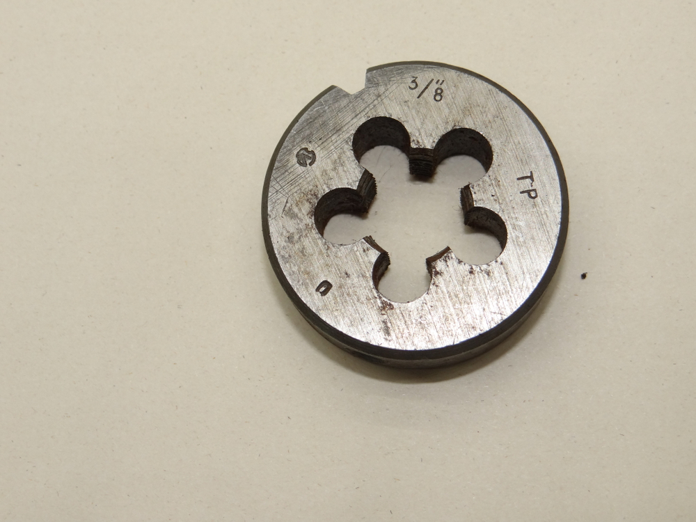 Плашка дюймовая 3/8" ТР  d=45мм