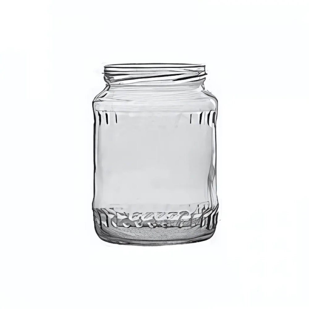 Банка стеклянная 1500мл Твист КБ167-B82A-1500