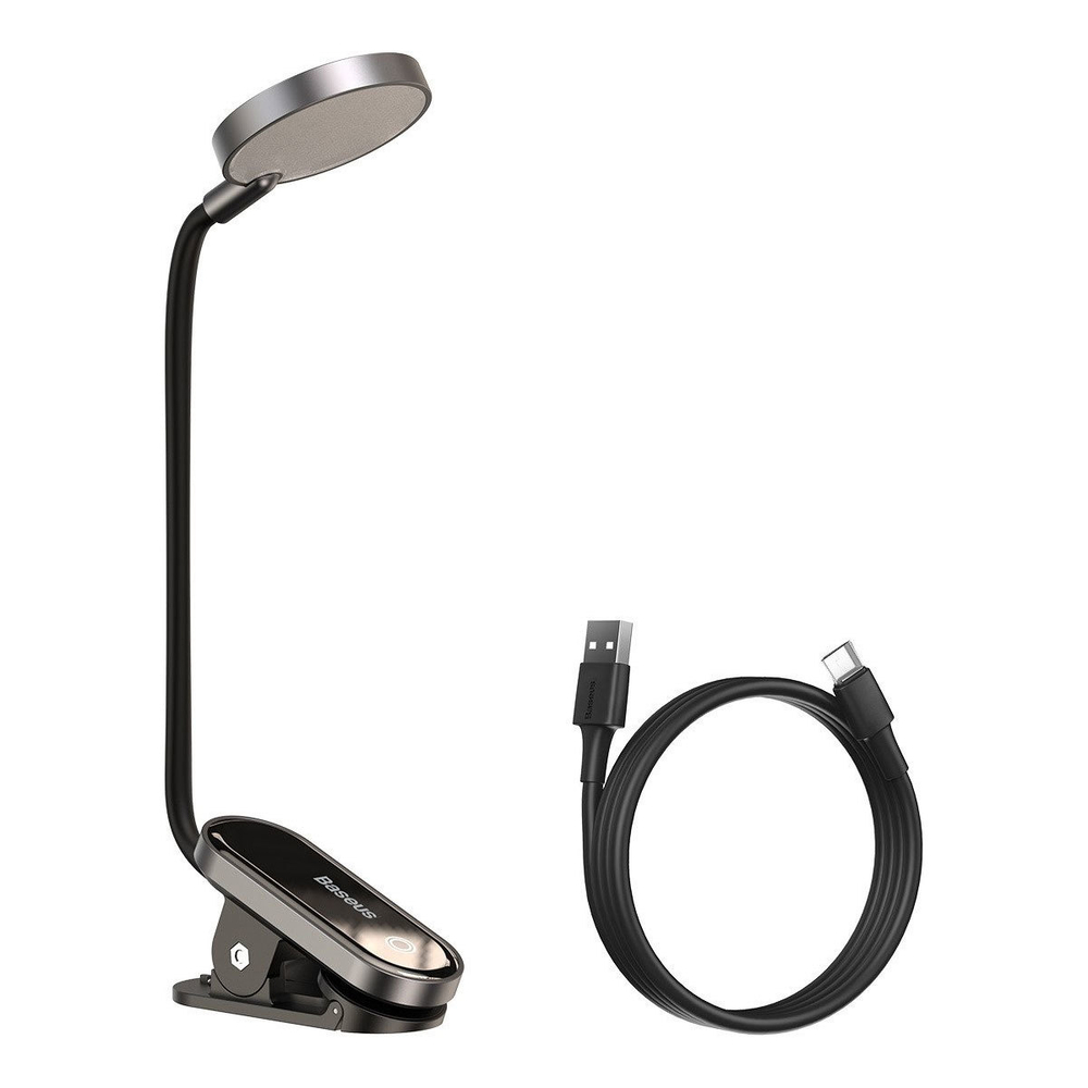 Настольная лампа Baseus Comfort Reading Mini Clip Lamp - Dark Gray