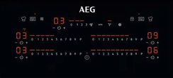 Индукционная стеклокерамич. панель с вытяжкой AEG CCE84779CB
