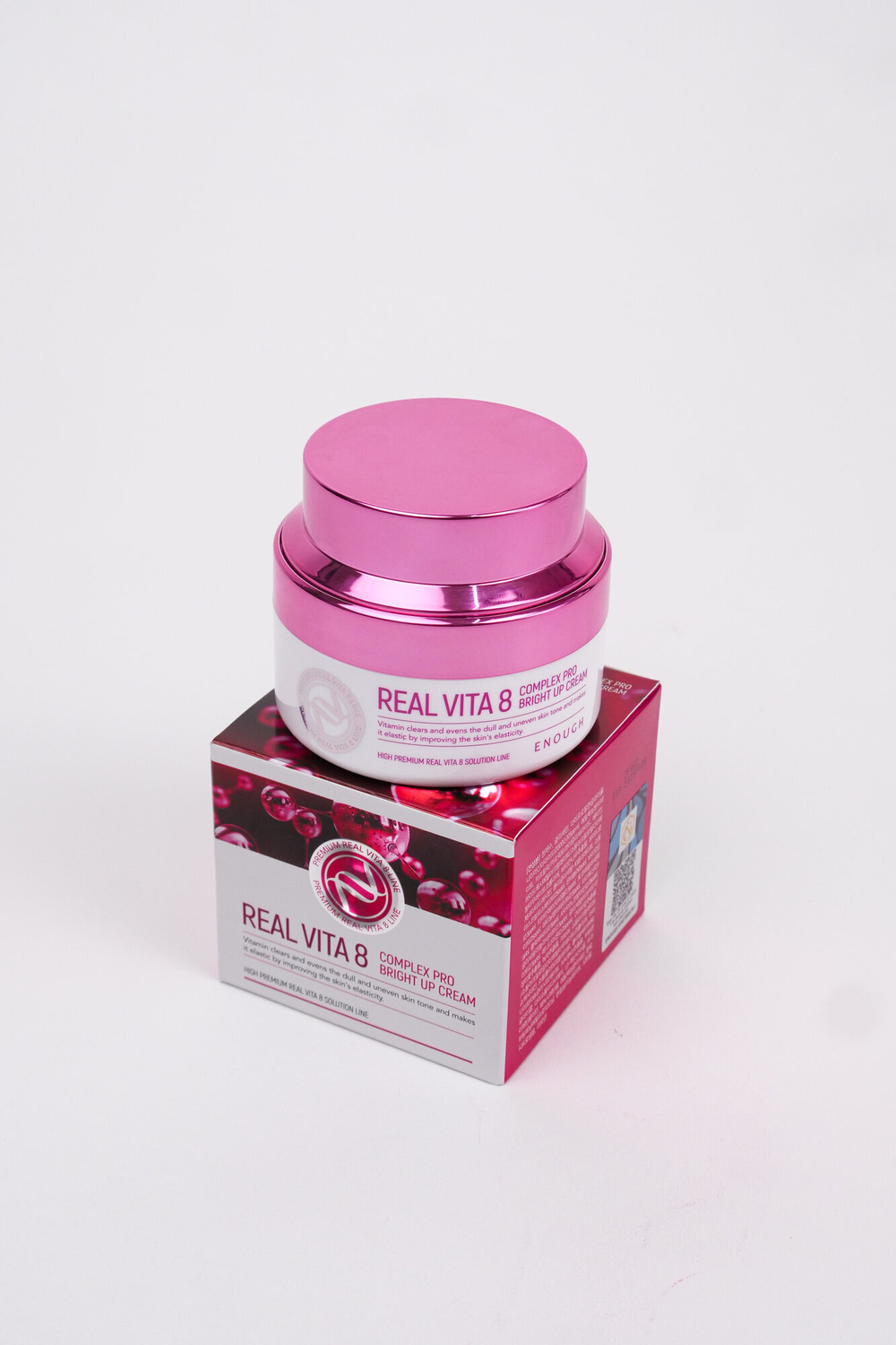 Крем увлажняющий для лица ENOUGH Real Vita 8 complex Pro Bright Up cream питательный с 8 витаминами, 50 мл