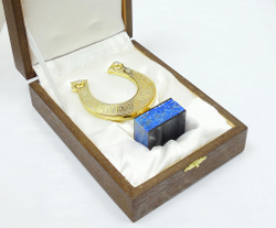 Сувенир подкова "Лазурит"