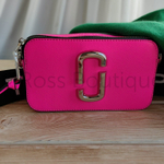 Розовая сумка Logo Snapshot Pink Multi Marc Jacobs (Марк Джейкобс) люкс класса