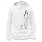 Толстовка "Мопс с хозяйкой"