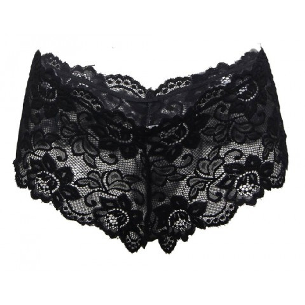 Трусики-шортики кружевные, XS-S