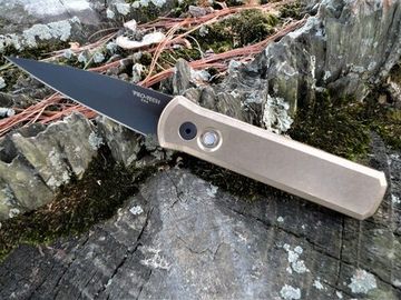 Складной нож Pro -Tech GODSON PR/7112 c клинком из стали 154CM, рукоять алюминий