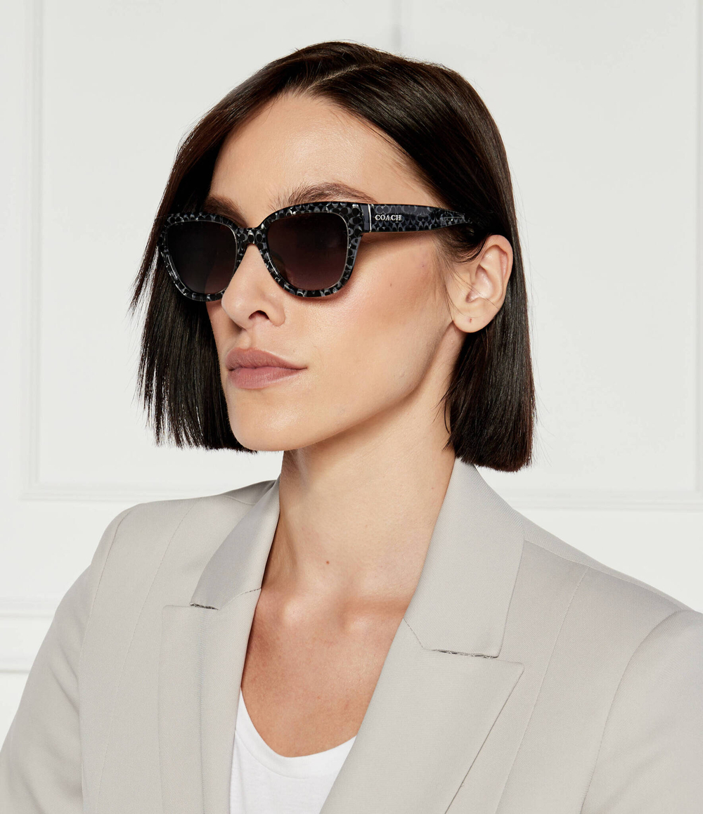 Солнцезащитные очки HC8379U Coach - серебряный(HC8379U)