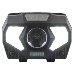 Фонарь налобный светодиодный ЭРА GB-608 на батарейках, 3xAAA, 5Вт, 7 режимов, черный