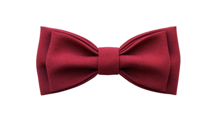 Однотонный галстук - бабочка (бордовый)