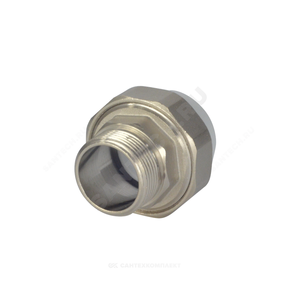 Муфта PP-R комбинированная разъемная белая Дн 32х1" НР усиленная VALFEX 10156025У