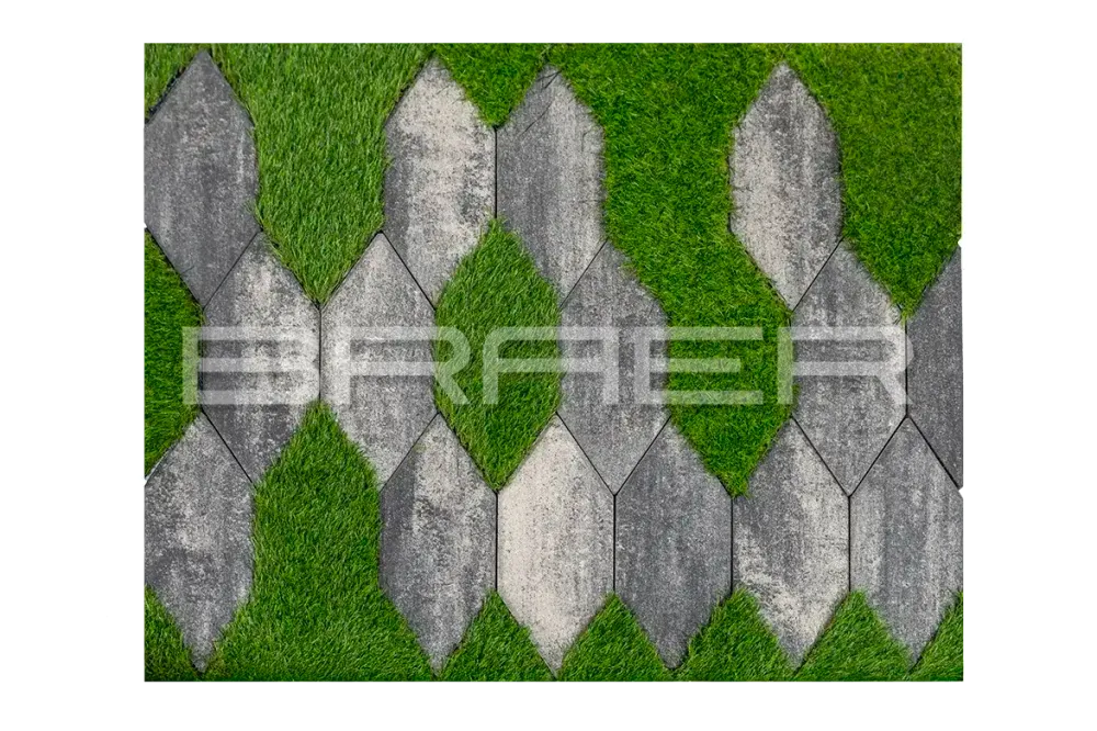 Тротуарная плитка Braer Карат, Color Mix Ночь, 80 мм