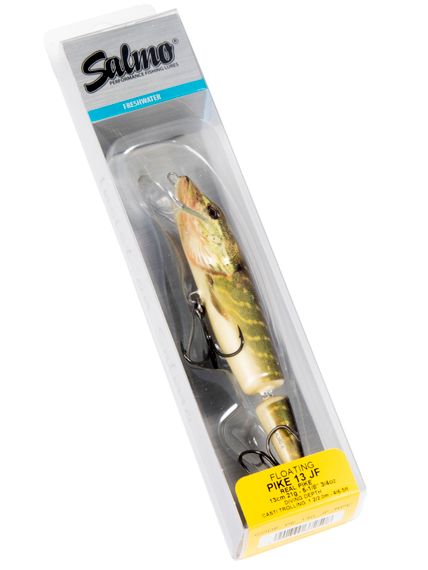Воблер плавающий двухсост. Salmo PIKE JF 13/RPE