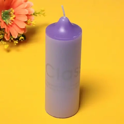 Свеча «Classic» 5*15см цвет лавандовый ZD-103