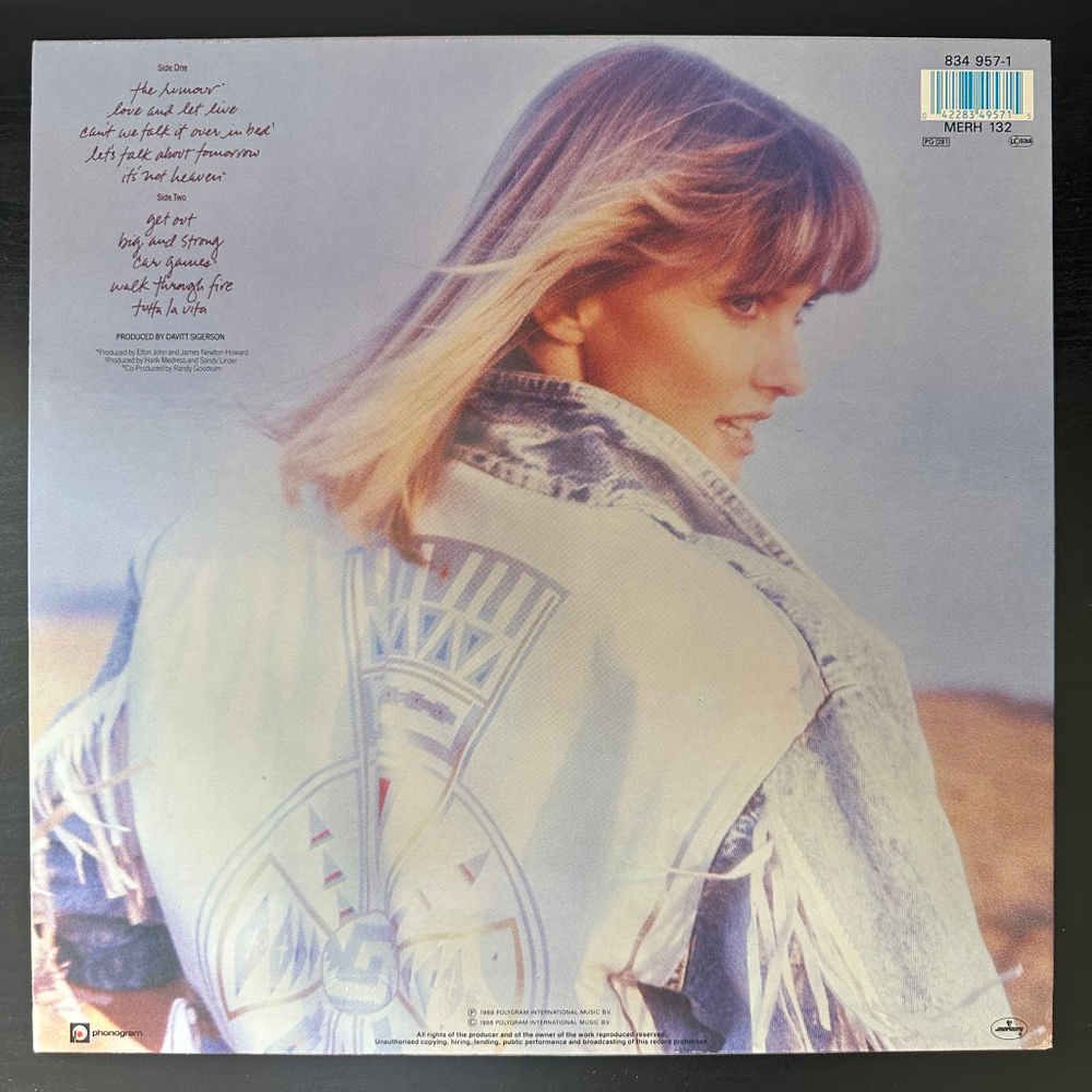 Olivia Newton-John - The Rumour (Европа 1988г.)