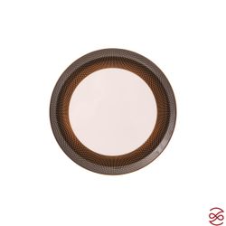 Блюдо круглое Falkenporzellan Deluxe Shape - Rio Black Gold 31 см