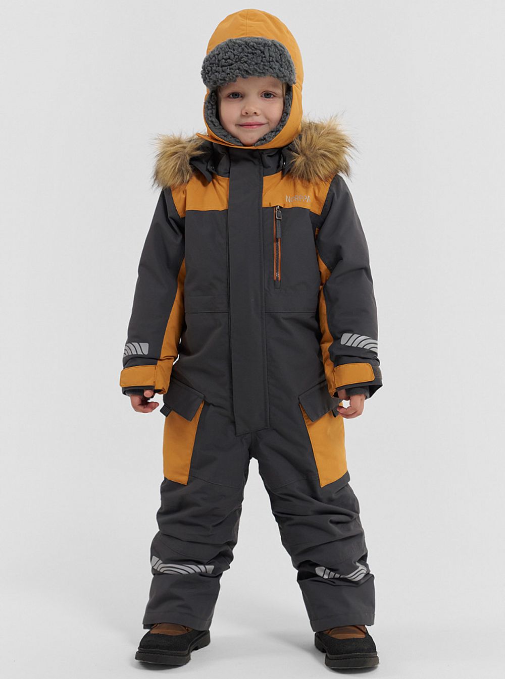 Комбинезон детский SINARA NORPPA серый гравий