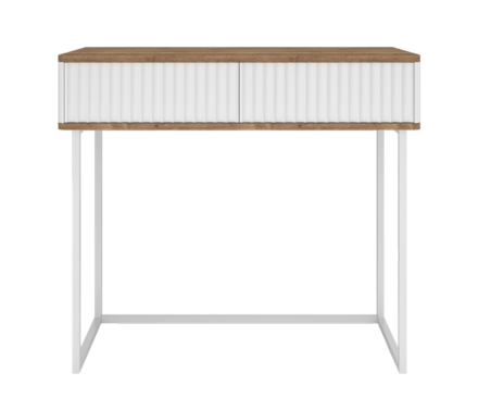 Туалетный столик консоль ROYAL 5011 эко (Дуб Веллингтон-Белый)