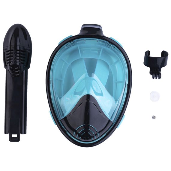 Полнолицевая маска Marlin Sea черный/голубой