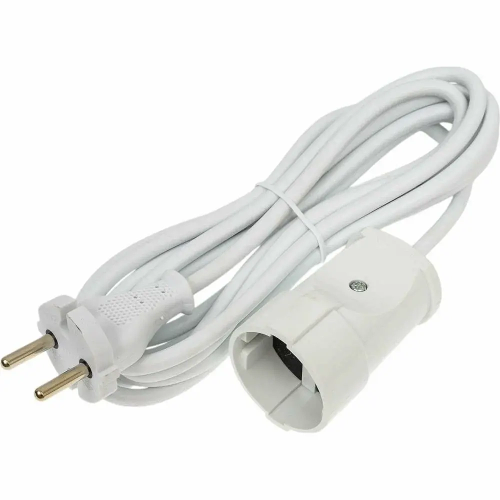 Удлинитель 1-розетка 3-метра 10А 2*0.75