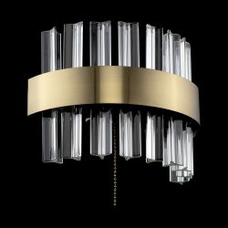 Citilux Рианна CL337313 LED Бра хрустальное с выключателем Бронза