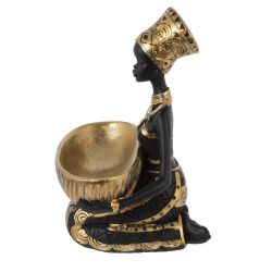 GAEM Фигурка декоративная "Африканка", L13 W11 H18,5 см