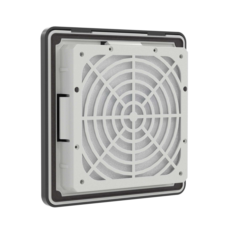 Вентиляционная решетка с фильтром RF 150x150 мм, IP54, RAL9005