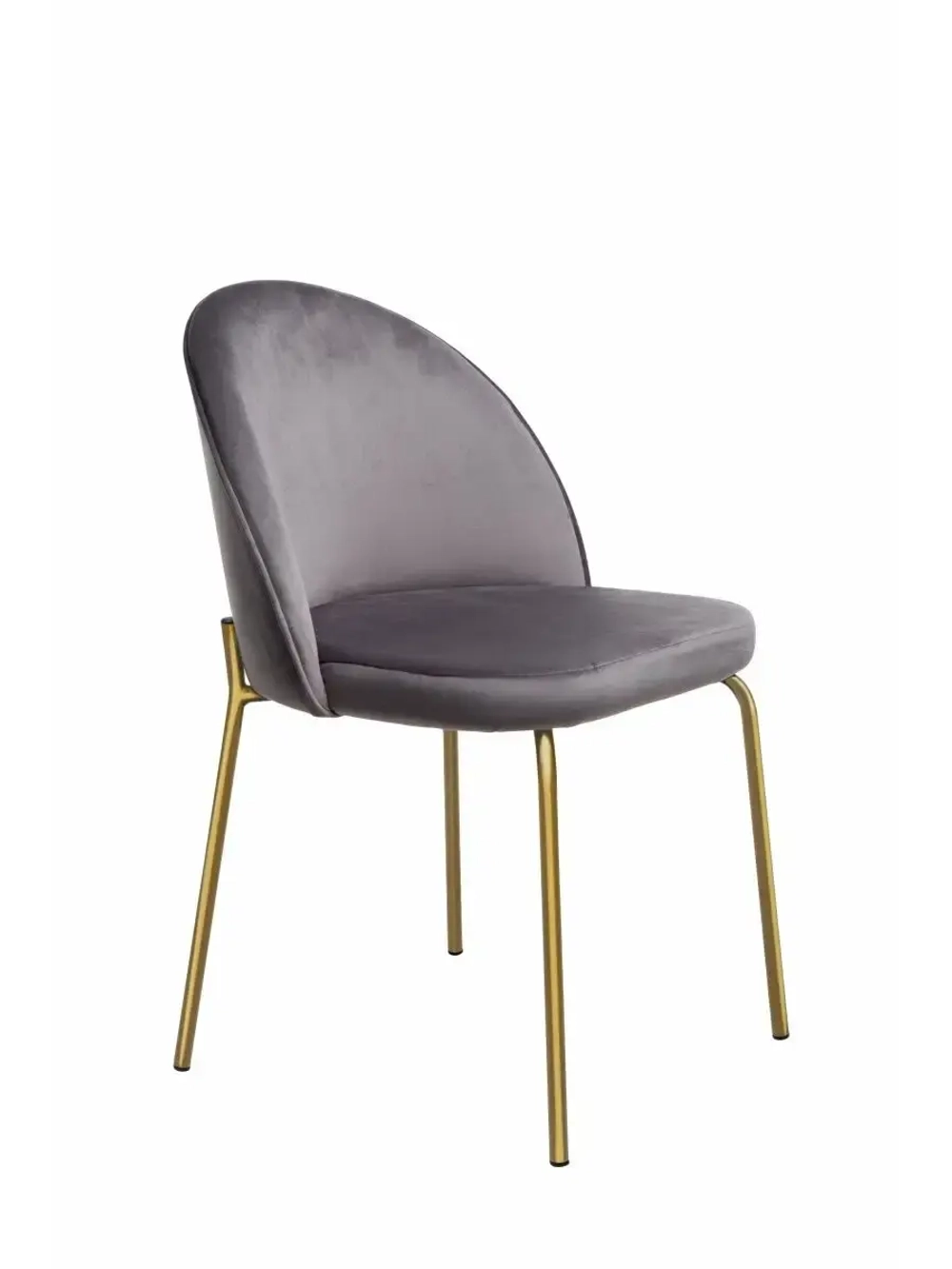 Стул мягкий с спинкой для кухни. Золотые ножки. Комплект 2