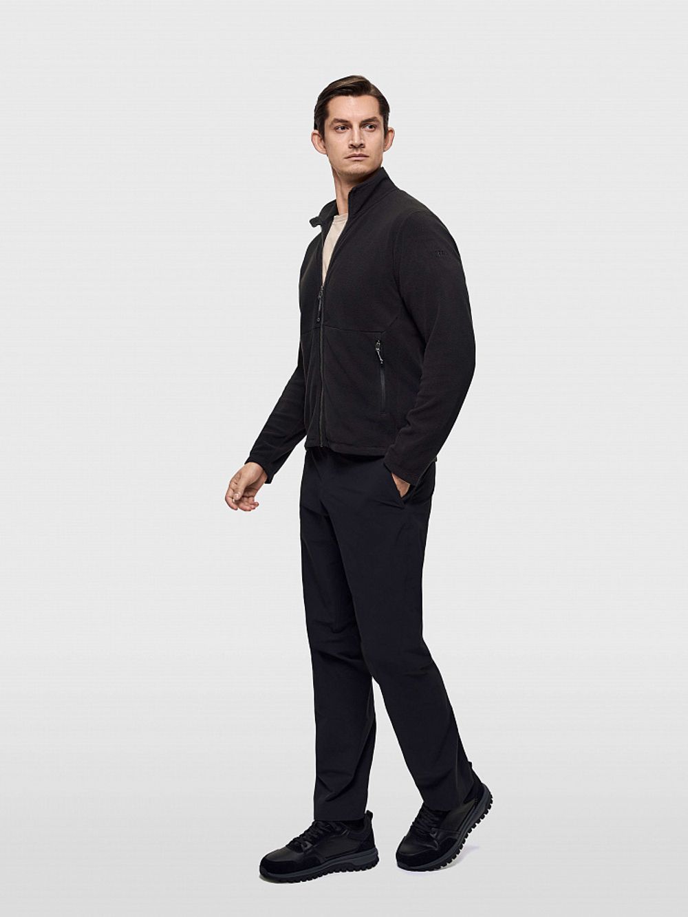 Куртка мужская флисовая OLONETS чёрный