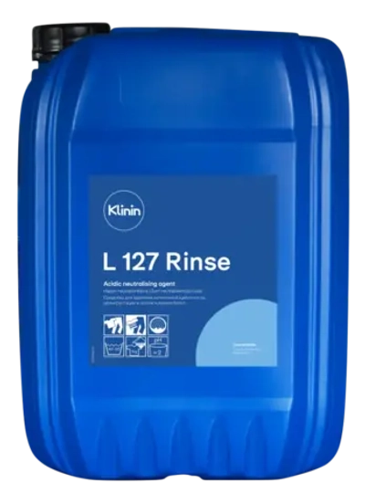 Klinin: Ринз L127 20л для нейтрализации остаточной щелочности белья