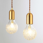 Pendant design lamp Crystal Bulb by Lee Broom (3 suspension)