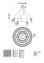 Подвесная люстра Stilfort SPLENDY 2173/09/26P