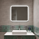 Зеркало MIXLINE "Колорит" ЭКОНОМ 700*800 (ШВ) сенсорный выкл, светодиодная подсветка, универс.крепеж