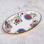 Блюдо керамическое «Magic Flower» 33*20*4см
