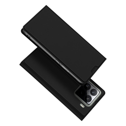 Чехол книжка из PU кожи черного цвета от Dux Ducis для смартфона Xiaomi 15 Pro, серия Skin Pro Series Case